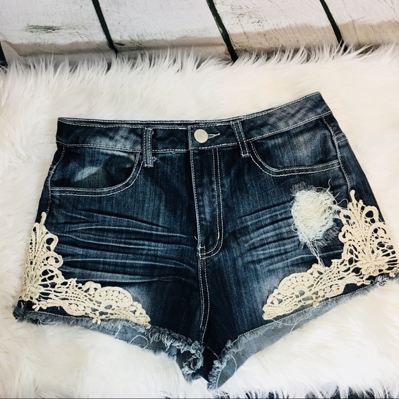 Almost Famous Pants - Crave Fame by Almost Famous Embellished Shorts